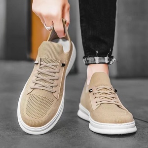 Chaussures décontractées pour hommes en maille respirante tissée, tendance et à la mode, pour l'été, vente en gros transfrontalière - Product Image 4