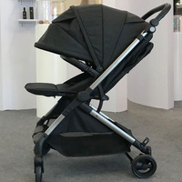 Poussette bébé multifonctionnelle de haute qualité personnalisée par l'usine Source, rotation à 360 degrés, pliage à un bouton