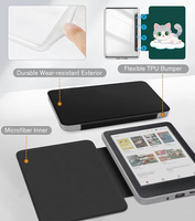 Pour Kindle Paperwhite 12e génération, housse de protection Colorsoft 7, impression multi-couleurs, prix d'usine OEM, étui magnétique en cuir PU pour Kindle