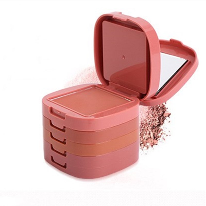 Первоклассные пятислойные Румяна для макияжа Палитра матовых румян 50 г Кремовые румяна Фирменная торговая марка