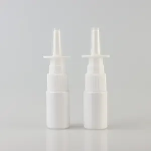 Garrafa plástica spray nasal 10ml, pulverizador nasal