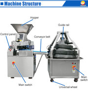ORME-Diviseur automatique de pain rond commercial de 10g, machine à fabriquer des boules et des pains farcis à la vapeur