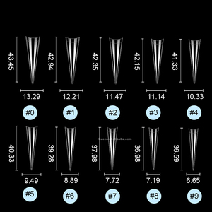 500 pièces boîte sac clair naturel long <span class=keywords><strong>ongles</strong></span> artificiels sans trace <span class=keywords><strong>faux</strong></span> <span class=keywords><strong>ongles</strong></span> pointe demi-couverture Extension XXL Stiletto <span class=keywords><strong>ongles</strong></span> conseils - Product Image 4