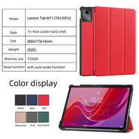 Housse de protection pliable intelligente pour Lenovo Yoga Tab 11.1 GT TB710 Idea Tab 11 TB336 M11 TB330, coque en cuir PU, étui rigide à rabat en PC