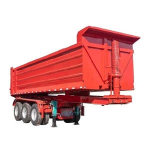 3 4 trục Xe tải vận chuyển hạt Trailer phía sau Dumper tipper bán rơ moóc - Product Image 5