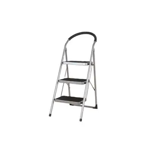 high quality folding antique metal ladder 3 STEP KC-7013