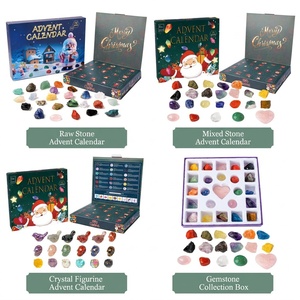 <span class=keywords><strong>Calendrier</strong></span> <span class=keywords><strong>de</strong></span> <span class=keywords><strong>l</strong></span>'<span class=keywords><strong>Avent</strong></span> en Cristal – Coffret Cadeau <span class=keywords><strong>de</strong></span> Noë<span class=keywords><strong>l</strong></span> 24 Pierres Précieuses Naturelles – Pierres Gravées et Polies – Éducatif pour Enfants – Motifs <span class=keywords><strong>de</strong></span> Dessins Animés - Product Image 2