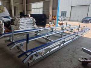 <span class=keywords><strong>Remorque</strong></span> <span class=keywords><strong>bateau</strong></span> en aluminium à double essieu, châssis de qualité marine, forte stabilité pour le transport d'équipements de pêche et de yachts – Vente directe usine - Product Image 4