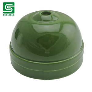 Elegante Vintage Porcelana Techo Rosa Cerámica Zócalo de luz - Product Image 1