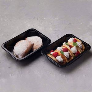 Contenedor Apilable de 1 Compartimento, 38 oz, Reutilizable, Apto para Microondas, Rectangular, de Plástico, para Almacenamiento de Alimentos - Product Image 3
