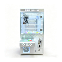Mini machine à griffes à monnayeur, petite machine distributrice de poupées pour peluches, cadeau pour centre commercial et salle de jeux