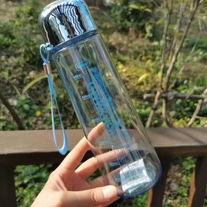 Para JZYZ, botella de <span class=keywords><strong>agua</strong></span> Tritan de 500ml, Pajita de acero portátil de vidrio grande, botellas de pastillas de plástico, embalaje de <span class=keywords><strong>agua</strong></span> hirviendo - Product Image 6