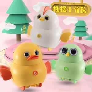 Jouets interactifs électriques en plastique pour animaux de compagnie, mignons, magnétiques, qui se balancent, suivent automatiquement et marchent (poussins) - Product Image 6