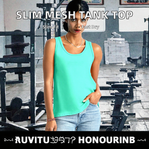 Débardeur de fitness SAWA pour homme, col rond, polyester et élasthanne, sans manches, séchage rapide, coupe ajustée, pour entraînement et tenue décontractée - Product Image 2