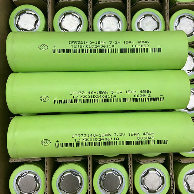32140 33140 15Ah Cylindrical LiFePO4 3.2V LFP Lithium-ion Battery Cell 3.2V LFP Lithium Battery for Electric Bike