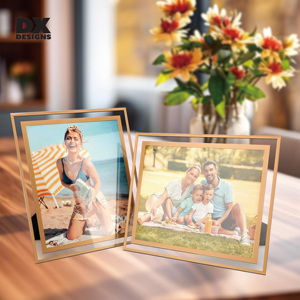 DX Thiết kế khung ảnh kính tùy chỉnh tinh thể trong suốt Kính Khen Thưởng trẻ em Khung ảnh cưới - Product Image 2