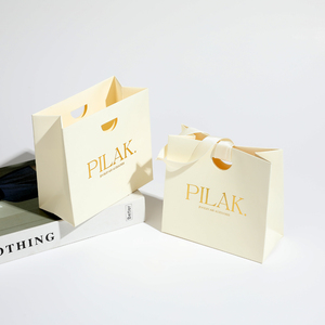 Bolsa de Regalo de Papel de Lujo Personalizada con Lazo de Cinta para Joyería y Accesorios - Product Image 4