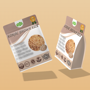 ข้าวแห้งชิราทากิ ราคาถูก คุณภาพสูง อาหารสำเร็จรูป ฮาลาล ได้รับการรับรอง ข้าวผสมธัญพืช คอนยัค ไฟเบอร์สูง 100 กรัม โปรตีนสูง ไขมันต่ำ - Product Image 6