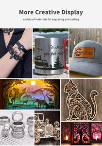 Machine de gravure laser TTS-55 DIY 40W, panneau de commande <span class=keywords><strong>à</strong></span> 2 axes pour bois, papier, pierre, caoutchouc avec laser EFR 15W - Product Image 2