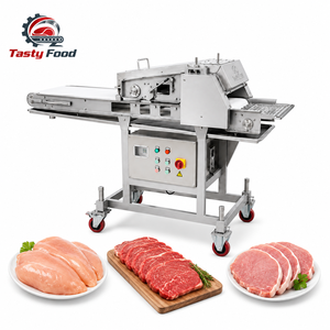 Presse à viande commerciale en acier inoxydable pour affaisser les poitrines de poulet, les steaks de bœuf et les schnitzels de porc – Ligne d'affaissement de viande - Product Image 2