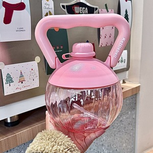 Mùa Hè Mới Sáng Tạo Xách Tay Xử Lý Đầy Nước Phòng Tập Thể Dục Thực Hành Nhựa Quả Tạ Ấm Đun Nước Toàn Bộ Cơ Thể Tập Thể Dục Chai Nước Ấm Đun Nước PC - Product Image 2