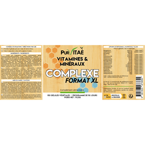 Suplemento Vitamínico Premium - 100% Natural, Sin Transgénicos, Sin Gluten, Favorece la Salud y el Bienestar, Empaque Estándar - Product Image 5