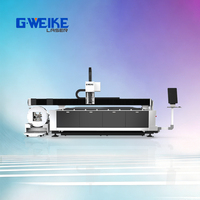 Mesin Pemotong Pipa dan Plat Logam Laser Fiber Auto Focus dengan Motor Servo Yaskawa 2-6kw dan Stainless Steel HIWIN Digital
