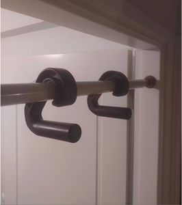 Ganchos de nailon compuesto de alta resistencia negro, <span class=keywords><strong>barra</strong></span> de agarre, duradero, antideslizante, versátil, equipo de uso en gimnasio en casa, diseño ergonómico, Barras de agarre - Product Image 5