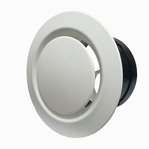 Ventilateur d'extraction rond électrique réglable ABS pour sous-plafond, blanc, OEM/ODM, IPX45, garantie 5 ans, 6 pouces - Product Image 4