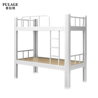 Lits superposés de stockage à vendre Lit superposé double Decker pour adultes Cadre en fer fabriqué en Chine