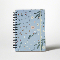 Carnet de notes de bureau personnalisé avec logo, format A5, reliure spirale, impression artistique, couverture rigide en papier kraft, journal de planification, cadeau, couleur personnalisée