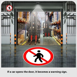 200 Wát công suất cao tùy chỉnh chiếu LED quảng cáo đèn Ngựa Vằn qua logo vỉa hè an toàn cảnh báo đèn nhôm IP65 đánh giá - Product Image 3