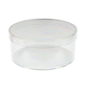 Nouvelle boîte ronde transparente épaissie de 8 pouces 2026 – Contenant personnalisé réutilisable pour cadeaux de mariage - Product Image 6