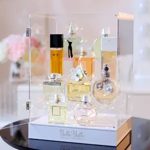 Cosmetica Display Box Spiegel Oppervlak Acryl Parfum Display Stand
