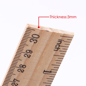 <span class=keywords><strong>Regla</strong></span> Recta <span class=keywords><strong>de</strong></span> <span class=keywords><strong>Madera</strong></span> Natural <span class=keywords><strong>de</strong></span> Doble Cara con Escala <span class=keywords><strong>de</strong></span> 12 Pulgadas / 30 cm, Diseño Seguro y Fácil <span class=keywords><strong>de</strong></span> Usar <span class=keywords><strong>de</strong></span> FOSKA, <span class=keywords><strong>para</strong></span> Uso en el Hogar, Estudiantes y Oficina - Product Image 3