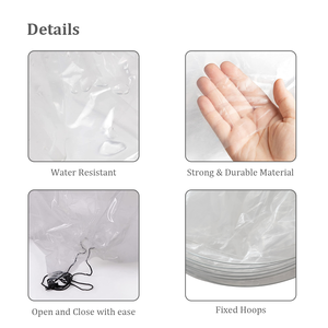 <span class=keywords><strong>Serre</strong></span> <span class=keywords><strong>de</strong></span> jardin miniature écologique portable facile à monter <span class=keywords><strong>de</strong></span> 3 m avec cerceaux en acier galvanisé - Product Image 3