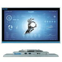 PC industriel tactile 10,1 15,6 pouces IP65, résolution FHD, ports RS232/RS485, moniteur robuste entièrement fermé