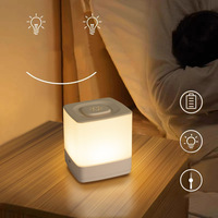 Lampe de chevet LED portable intelligente à commande tactile moderne, rechargeable, à intensité variable, pour la lecture et la protection des yeux, idéale pour la chambre et le salon