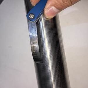 70미크론 스테인리스 스틸 웨지 와이어 필터 스크린 2인치(50mm) 산업용 존슨 파이프 도매 - Product Image 3