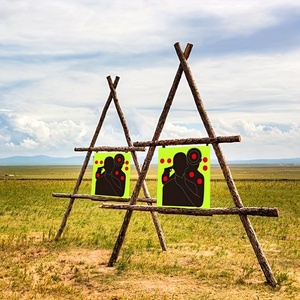 Objetivos de tiro de 8 pulgadas con efecto de <span class=keywords><strong>impacto</strong></span>, múltiples agujeros, altamente visibles, para uso en interiores/exteriores, pegatinas de objetivos de tiro con <span class=keywords><strong>pistola</strong></span> - Product Image 3