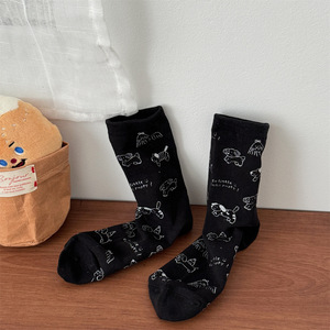 Calcetines de Algodón Coloridos Supersky con Diseño de Perro Salchicha, Calcetines Deportivos para Mujer, Calcetines de Punto para Primavera/Verano - Product Image 5