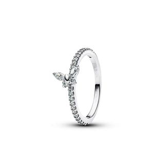 Anillo <span class=keywords><strong>de</strong></span> Plata Pura Pan Family, Nuevo Estilo, Simple, con Flores y Mariposas, Ligero y Lujoso, Accesorio <span class=keywords><strong>de</strong></span> Lujo, Regalo <span class=keywords><strong>de</strong></span> Cumpleaños y Año Nuevo - Product Image 6