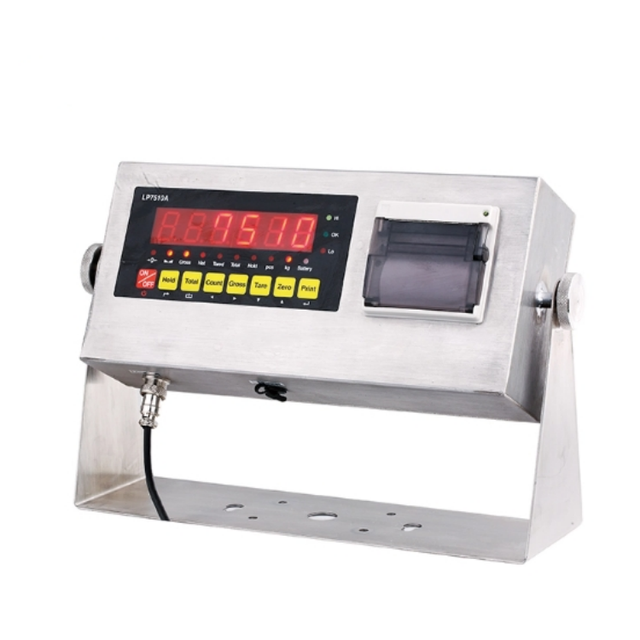 Veidt Weighing Locosc LP7510P High Precision Stainless Steel Waterproof Electronic Digital Printing Indicator with Printer