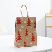 Sac cadeau d'expédition de Noël réutilisable personnalisé sacs cadeaux personnalisés pour joyeux Noël sac en papier pour fête de Père Noël