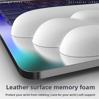 Repose-poignets en cuir pour clavier et souris, motif ailes d'ange, idéal pour le clavier, le souris et le travail au bureau – Meilleure vente