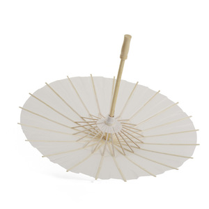 Ombrello Tradizionale Cinese in Carta Bianca, Ombrello in Bambù Fatto a Mano per Matrimoni, Decorazioni, Spettacoli di Danza e Regalo - Product Image 6