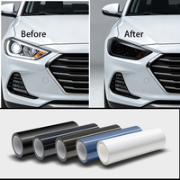 Film de protection pour phares de voiture TPH Dark Smoke, auto-réparateur, anti-rayures, anti-UV, anti-jaunissement