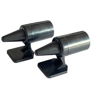 Silbatos para Ciervos Mejorados para Coche, Alerta Sónica de Animales, Prevención de Colisiones, Vida Silvestre, Negro, 2 Piezas, Alerta de Seguridad Universal para Automóviles - Product Image 1