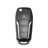 XNFO01EN 4-Button Smart Key for Cars Supporting VVDI Tools Xhorse Fob Programmer Keyless Entry-Mobile Locksmith Replacement