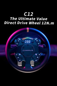 Volant de jeu de simulation de course automobile RenixSim C12 12nm à entraînement direct, volant de course pour PC, volant de course pour <span class=keywords><strong>simulateur</strong></span> de camion - Product Image 3